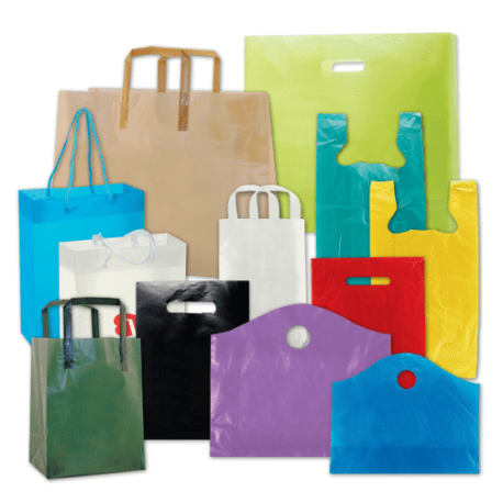 Plastic Shopping Bags Wholesale | Custom Plastic Shopping Bags USA