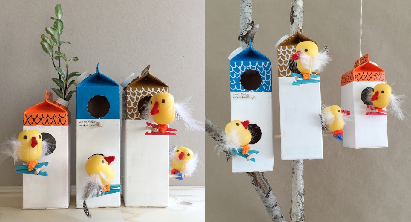 Recycled Birdhouses