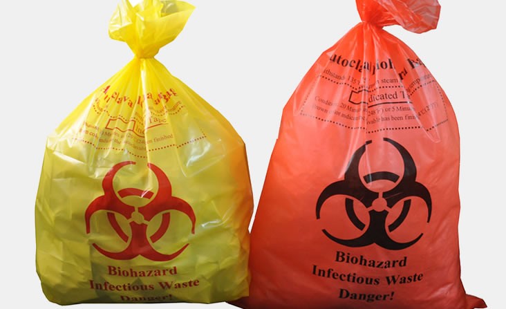 Biohazard Waste Bags & Bin