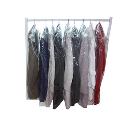 Wholesale disposable clear PE laundry suit garment packaging dry cleaning  cover plastic bag for clothes on roll From malibabacom