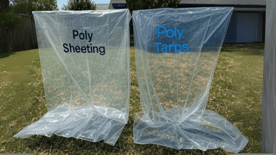 Poly Sheeting vs. Poly Tarps