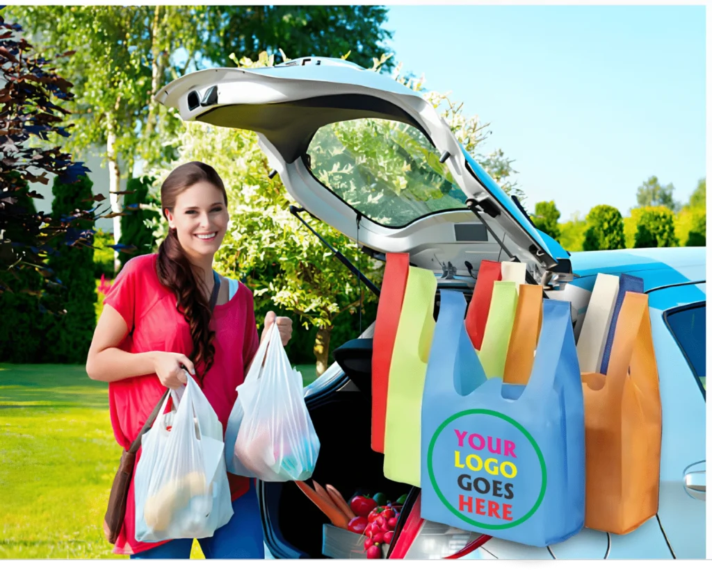 Custom T-Shirt Bags Wholesale